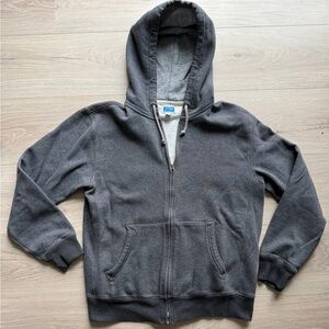 J. Crew Double brushed fleece zip up hoodie